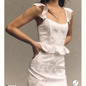 V. Chapman Tiered Ruffled Midi Dress